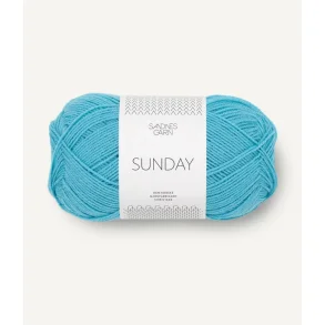 Sandnes - Sunday Farve 6315 Turkis Bl