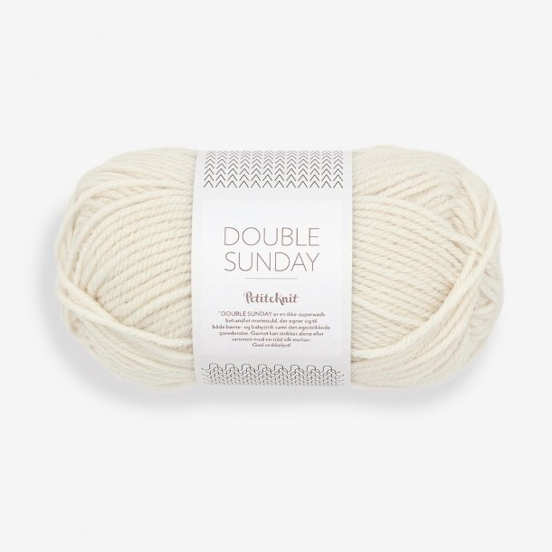 Sandnes - PetiteKnit Double Sunday fv. 1012 Wipped Cream