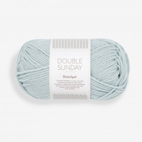 Sandnes - PetiteKnit Double Sunday farve 5930 Pale Blu