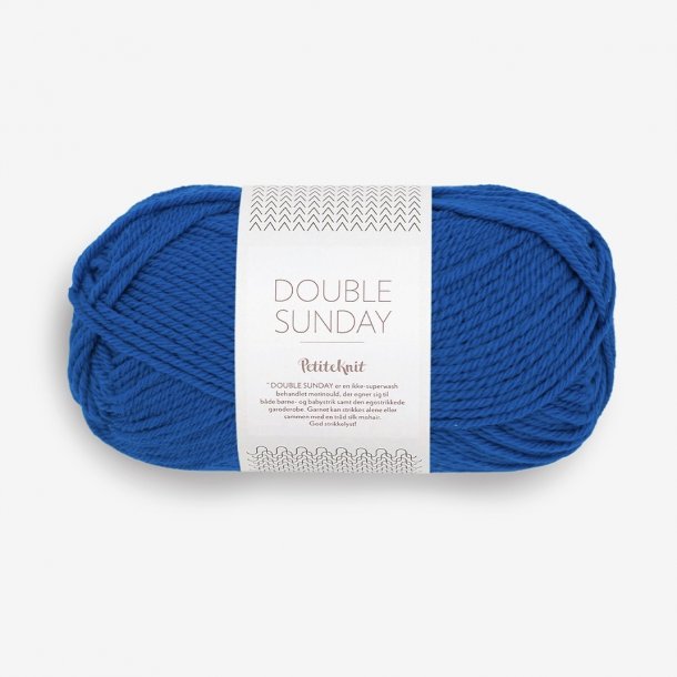 Sandnes - PetiteKnit Double Sunday fv. 6046 Electric Blue