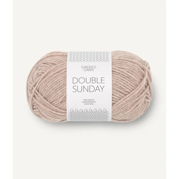 Sandnes - Double Sunday Fv. 2650 Beige Meleret