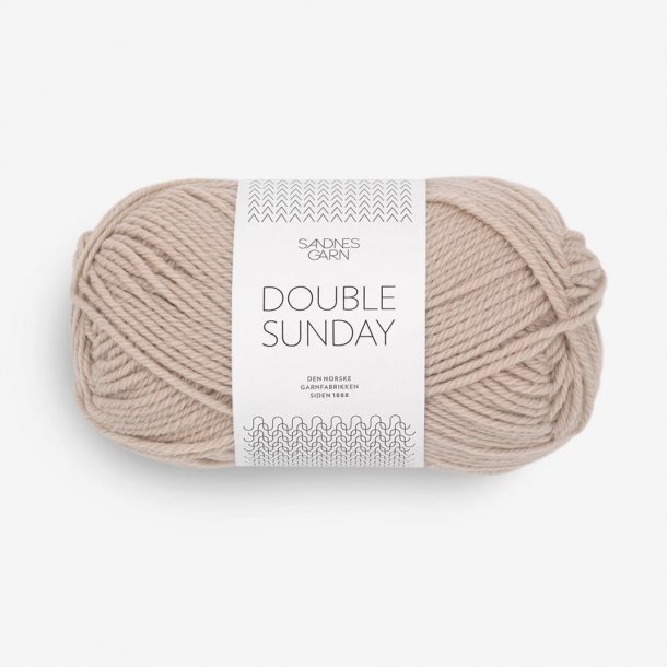 Sandnes - Double Sunday Fv. 3021 Lys Beige