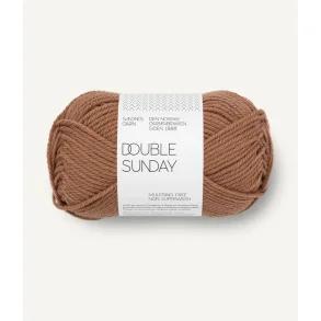 Sandnes - Double Sunday Fv. 3052 Pecan Brown