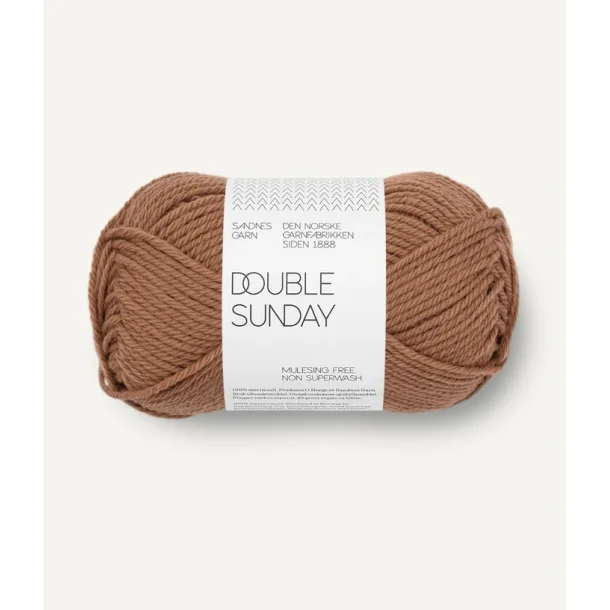 Sandnes - Double Sunday Fv. 3052 Pecan Brown