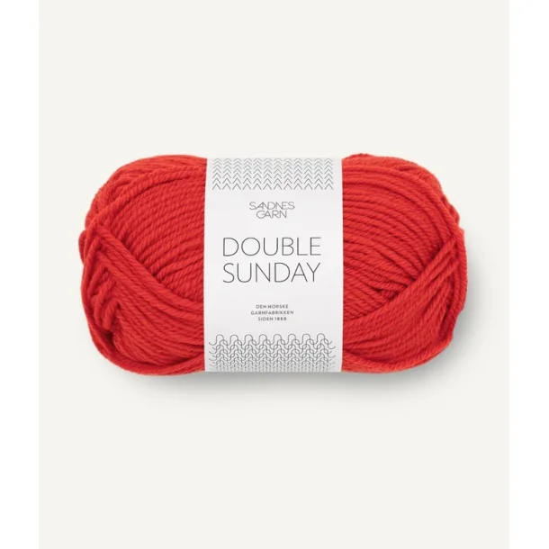 Sandnes - Double Sunday Fv. 4018 Scarlet Red