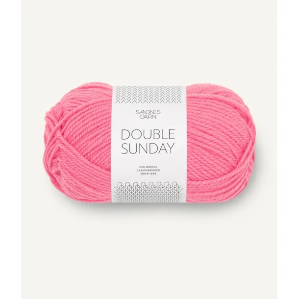 Sandnes - Double Sunday Fv. 4315 Bubblegum Pink