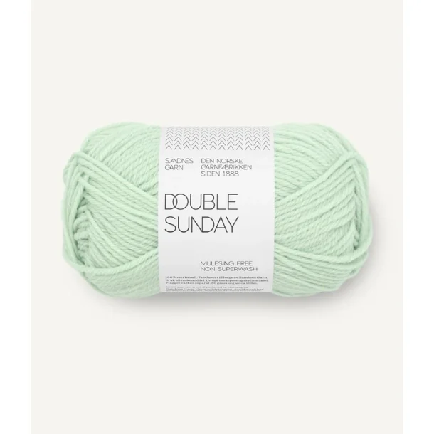 Sandnes - Double Sunday Fv. 7911 Mint Green. 