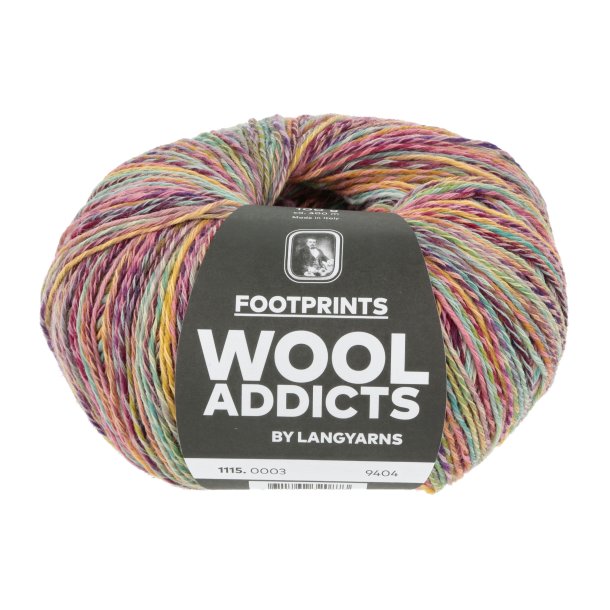 Lang Yarns - Footprints Wool Addict Fv. 03 Multicolor