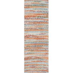 Lang Yarns - Footprints Wool Addict Fv. 05 Orange/Bl/Grn Multi