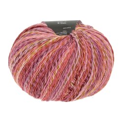 Lang Yarns - Footprints Wool Addict Fv. 10 Gul/Rose Multi