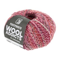 Lang Yarns - Footprints Wool Addict Fv. 12 Pink/Grn/Rose