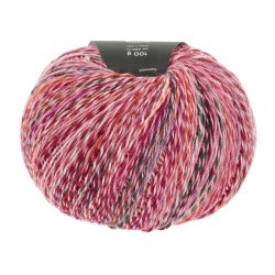 Lang Yarns - Footprints Wool Addict Fv. 12 Pink/Grn/Rose