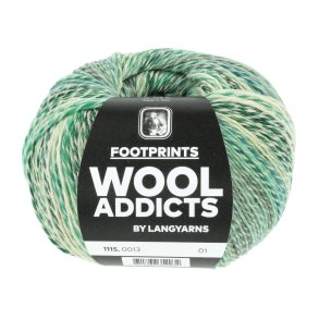 Lang Yarns - Footprints Wool Addict Fv. 13 Grn