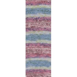 Lang Yarns - Footprints Wool Addict Fv. 14 Bl/Vin/Rose