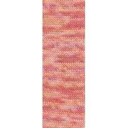 Lang Yarns - Footprints Wool Addict Fv. 20 Orange/Pink/B�r Multi