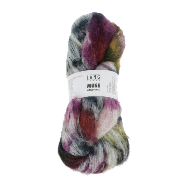 Lang Yarns - Muse Hndfarvet Fv. 02 Gul/Sort/Br