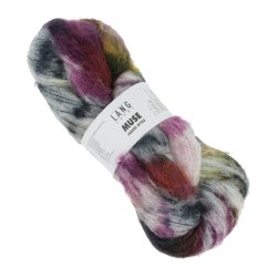 Lang Yarns - Muse Hndfarvet Fv. 02 Gul/Sort/Br