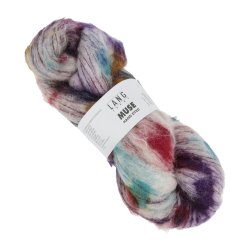 Lang Yarns - Muse Hndfarvet Fv. 04 Lilla/Turkis/Bordeaux