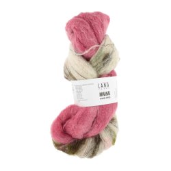 Lang Yarns - Muse H�ndfarvet Fv. 07 Pink Printed
