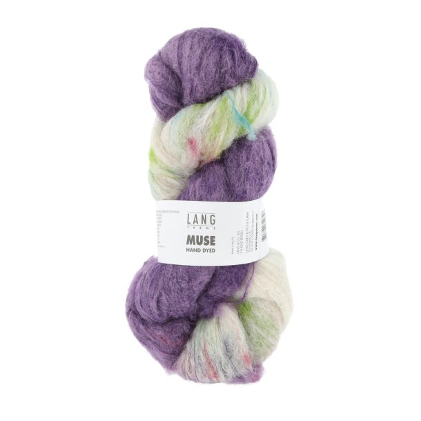 Lang Yarns - Muse Hndfarvet Fv. 10 Lilla Printed