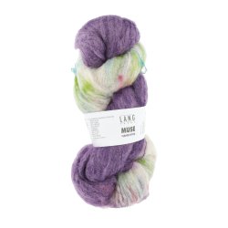 Lang Yarns - Muse H�ndfarvet Fv. 10 Lilla Printed