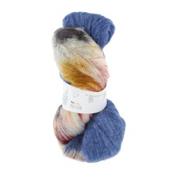 Lang Yarns - Muse H�ndfarvet Fv. 11 Bl� Printed