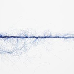 Lang Yarns - Muse H�ndfarvet Fv. 11 Bl� Printed