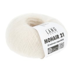Lang Yarns - Mohair 21 Fv. 02 Egg White