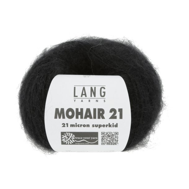 Lang Yarns - Mohair 21 Fv. 04 Sort