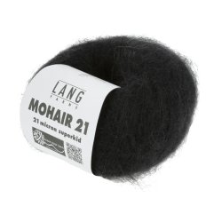 Lang Yarns - Mohair 21 Fv. 04 Sort