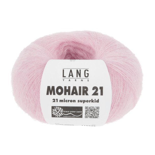 Lang Yarns - Mohair 21 Fv. 09 Baby Rose