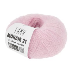 Lang Yarns - Mohair 21 Fv. 09 Baby Rose