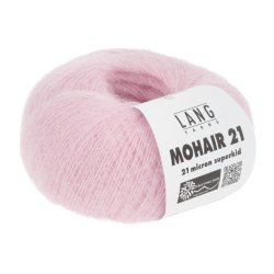 Lang Yarns - Mohair 21 Fv. 09 Baby Rose