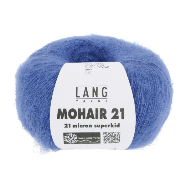 Lang Yarns - Mohair 21 Fv. 10 Blue