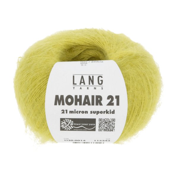 Lang Yarns - Mohair 21 Fv. 14 Solgul