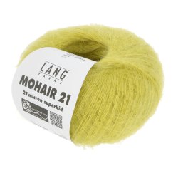 Lang Yarns - Mohair 21 Fv. 14 Solgul