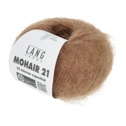 Lang Yarns - Mohair 21 Fv. 15 Mrk Nougat