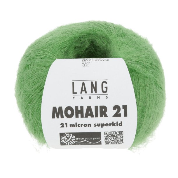 Lang Yarns - Mohair 21 Fv. 16 Lys Grn