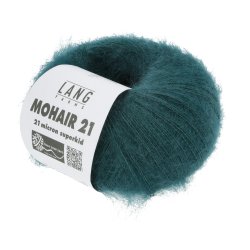 Lang Yarns - Mohair 21 Fv. 18 Mrk Grn