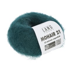 Lang Yarns - Mohair 21 Fv. 18 Mrk Grn