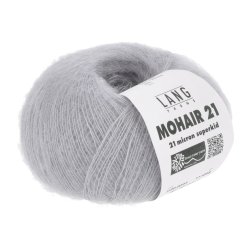 Lang Yarns - Mohair 21 Fv. 23 Silver