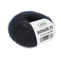 Lang Yarns - Mohair 21 Fv. 25 Marine Bl