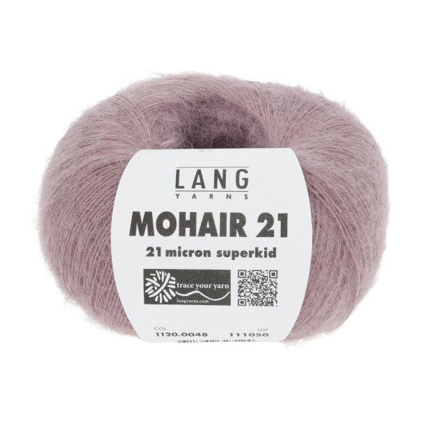 Lang Yarns - Mohair 21 Fv. 48 Dusky Pink