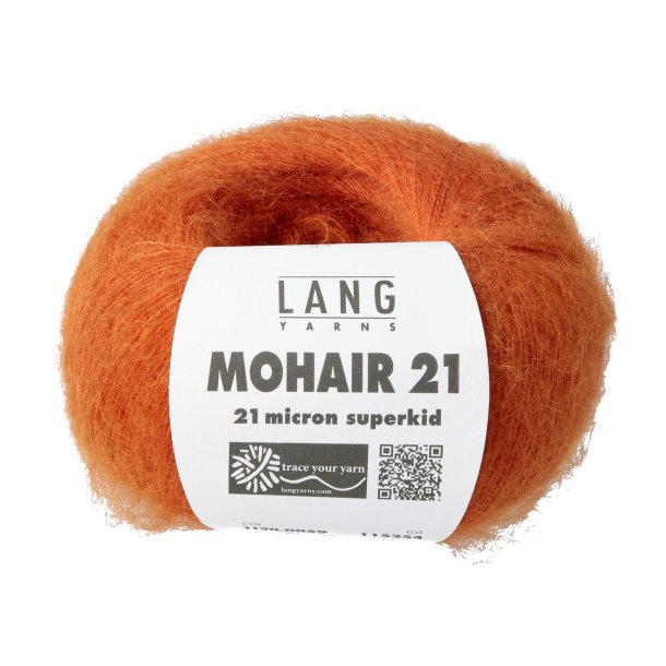 Lang Yarns - Mohair 21 Fv. 59 Orange