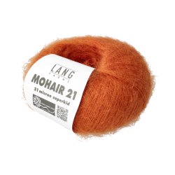 Lang Yarns - Mohair 21 Fv. 59 Orange
