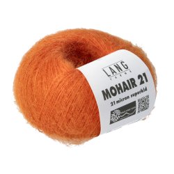 Lang Yarns - Mohair 21 Fv. 59 Orange