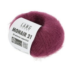 Lang Yarns - Mohair 21 Fv. 61 Burgunder