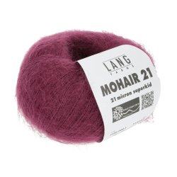 Lang Yarns - Mohair 21 Fv. 61 Burgunder