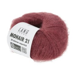 Lang Yarns - Mohair 21 Fv. 63 Dark Red
