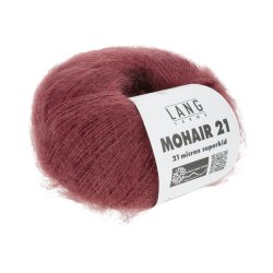 Lang Yarns - Mohair 21 Fv. 63 Dark Red